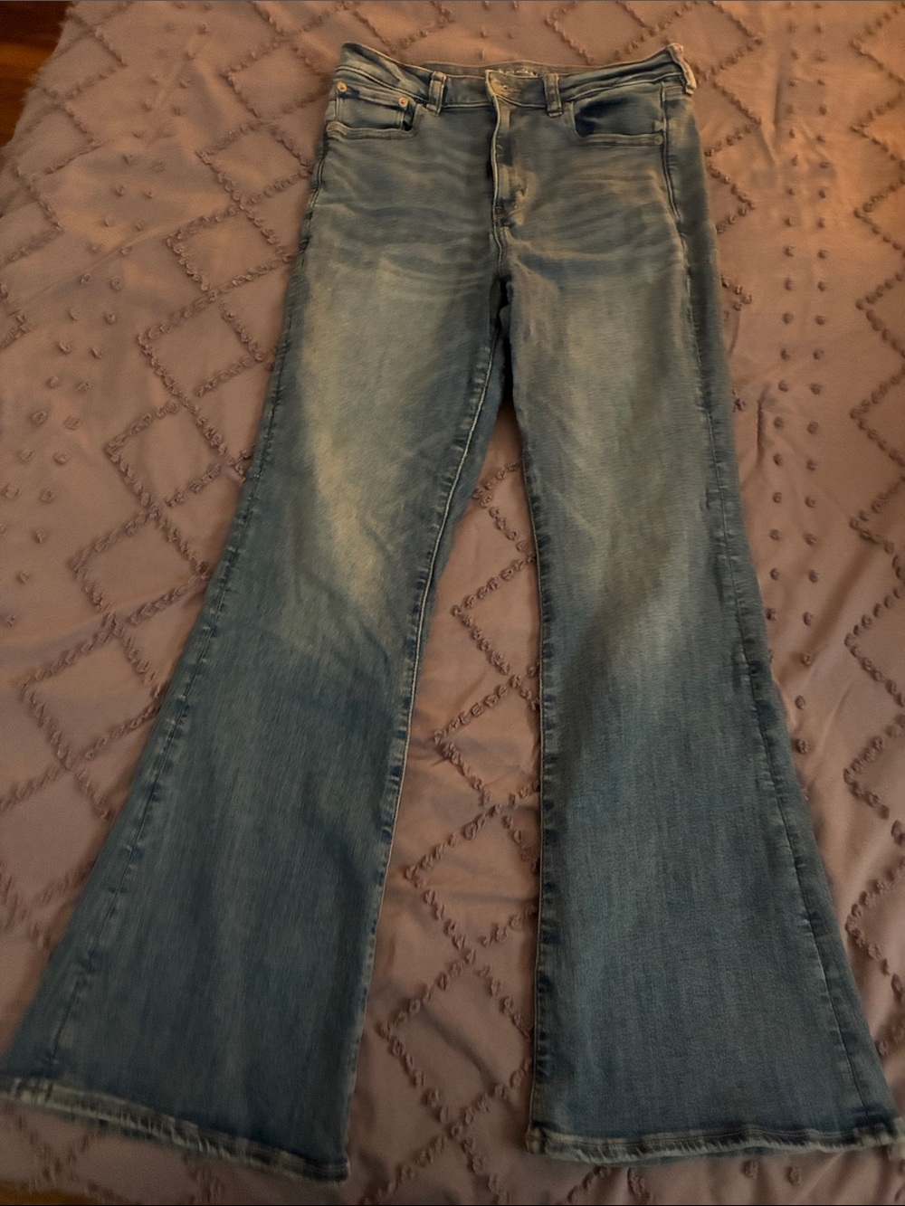 American Eagle Outfitters Light Blue Flare Jeans